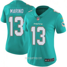 Dan Marino Miami Dolphins Womens Authentic Aqua Team Color Green Jersey Bestplayer